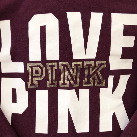PINK Victoria’s Secret Collegiate sweatshirt Small - Picture 3 of 6